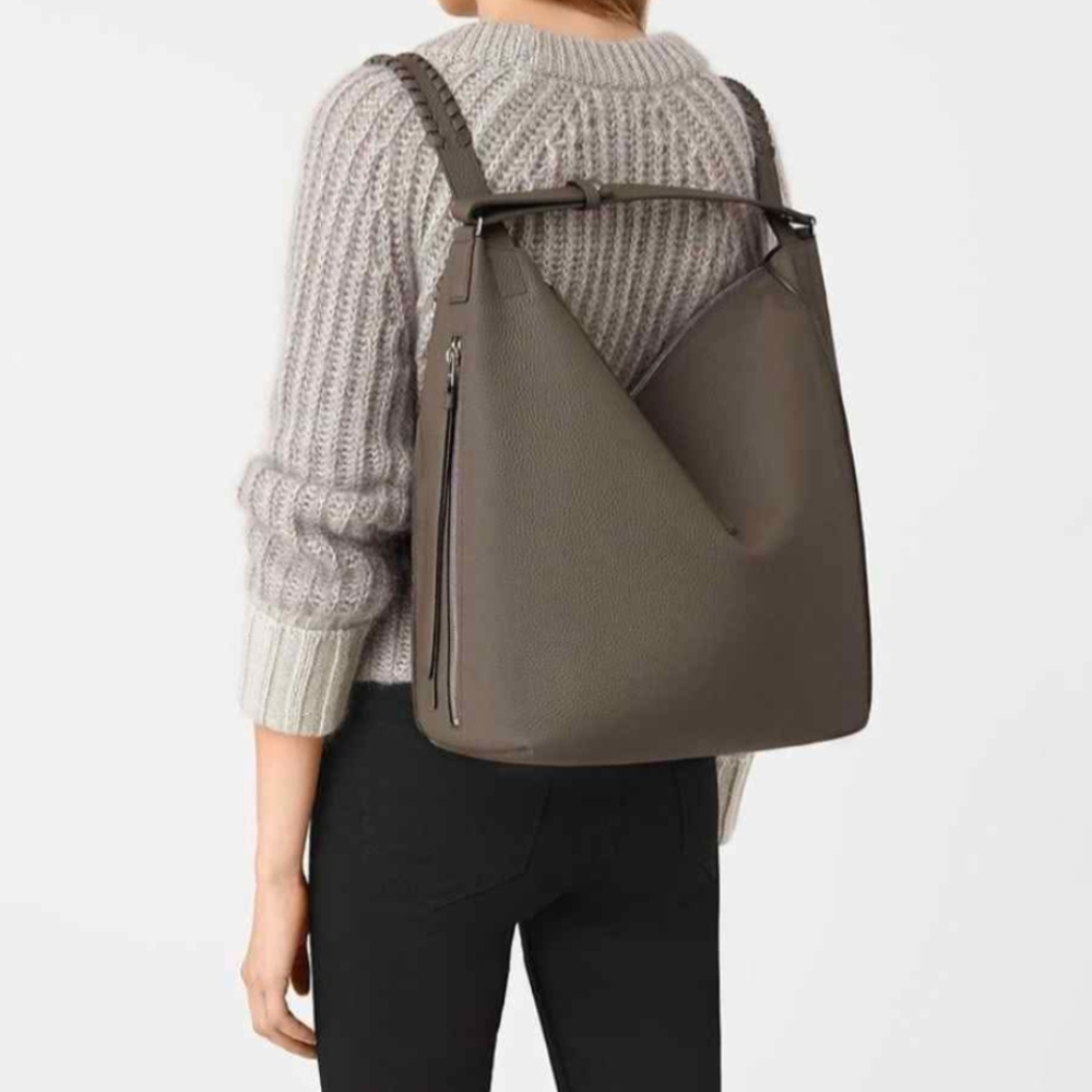 Allsaints Kita Beige - Taupe Color Backpack